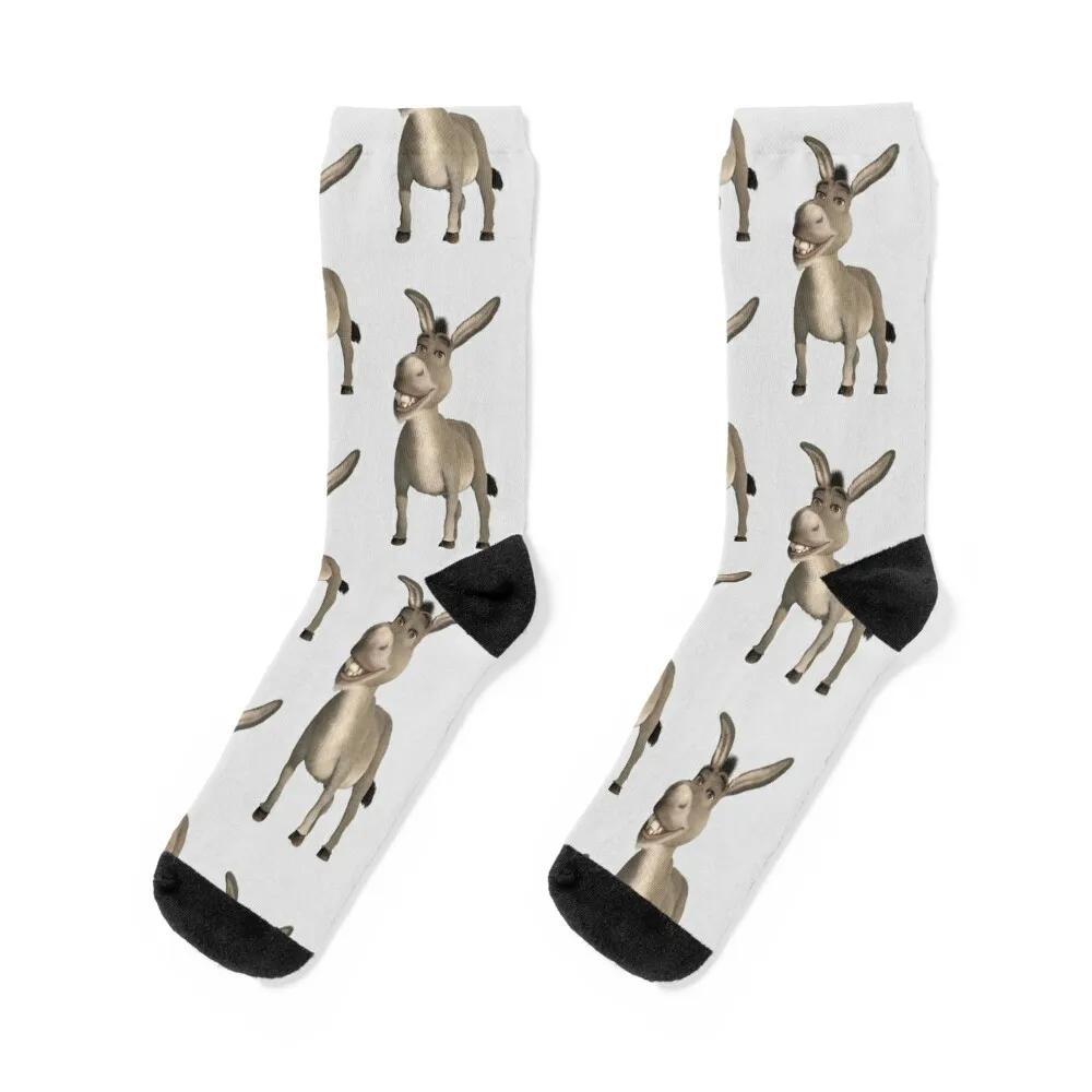 

Donkey from Shrek Movie Socks anti slip football designer brand with print cartoon Socks For Man Women's