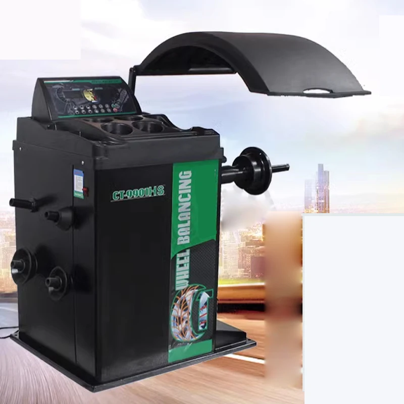 

CT9901HS Fully Automatic Tire Balancing Machine Dynamic Balancing Instrument Infrared Automatic Point Findin, Automatic Braking