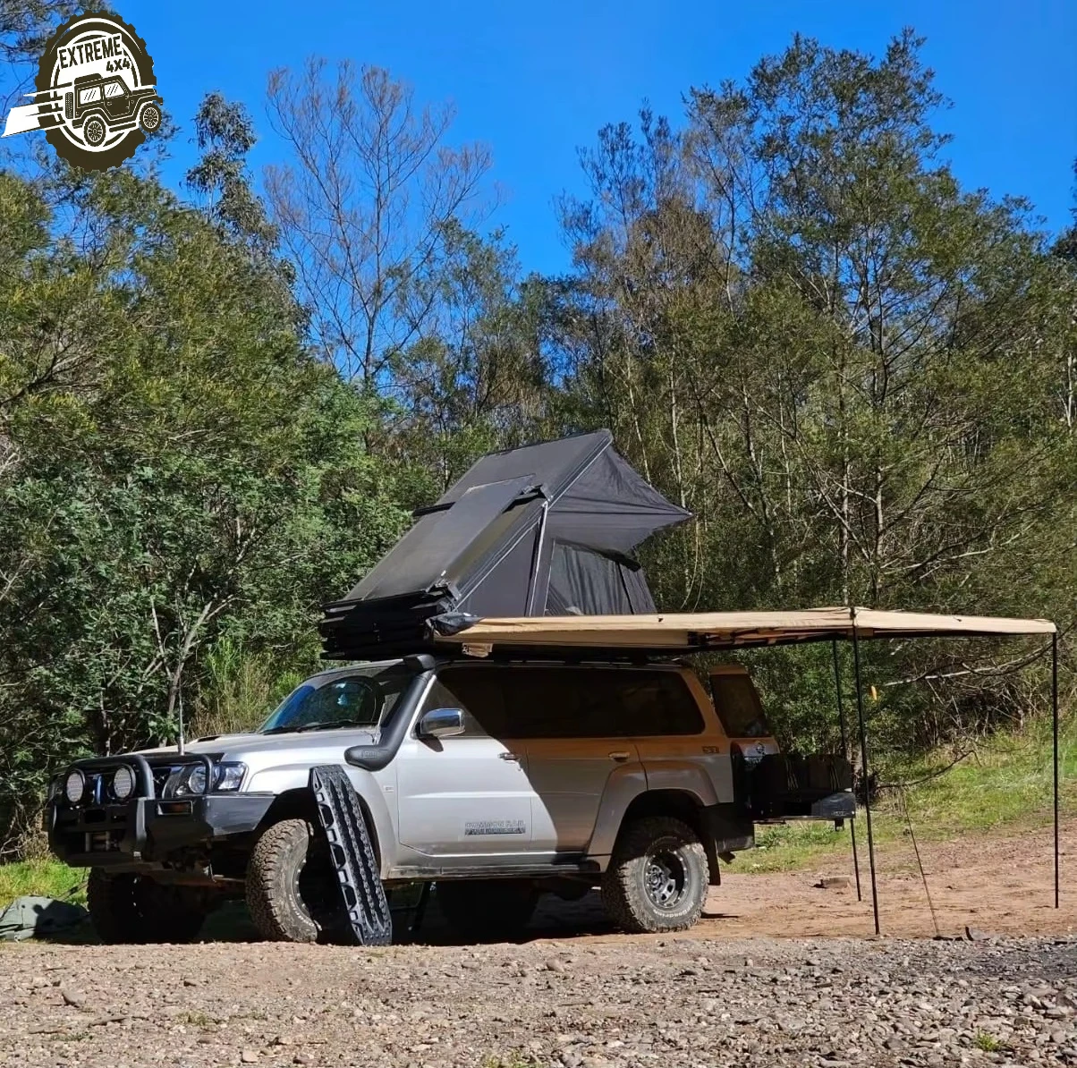 

Remaco Wholesale Overland 4WD Touring Waterproof 4 People SUV Aluminium Alloy Rooftop Tent Triangle Hard Shell Top Roof Tent