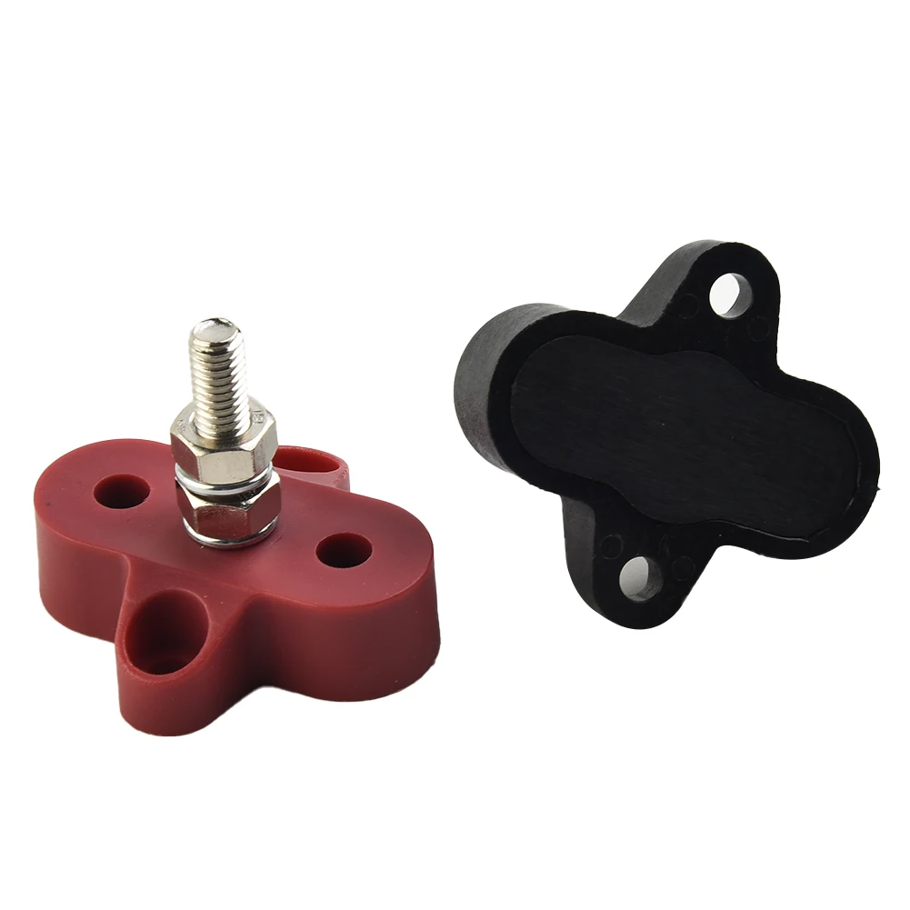 

6mm Post Junction Block Terminal Stud Single Post 2pcs DC48V M6 New Stainless Steel For Marine Boat Yachts