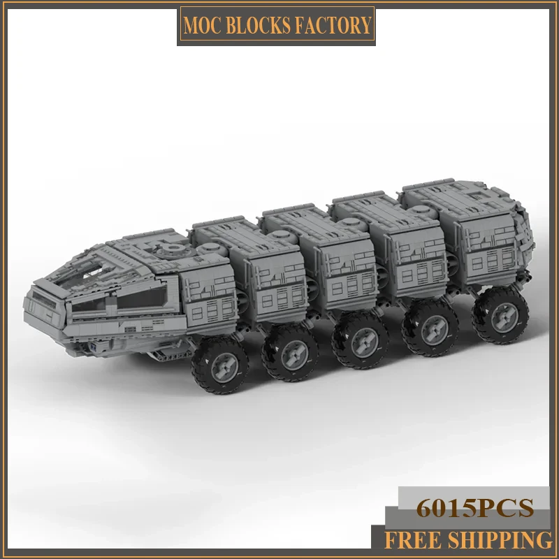 

Популярная модель фильма Moc, строительные блоки, модель монстра, транспортного танка, технология, кирпичи, городские автомобили, сделай сам, праздничные строительные игрушки