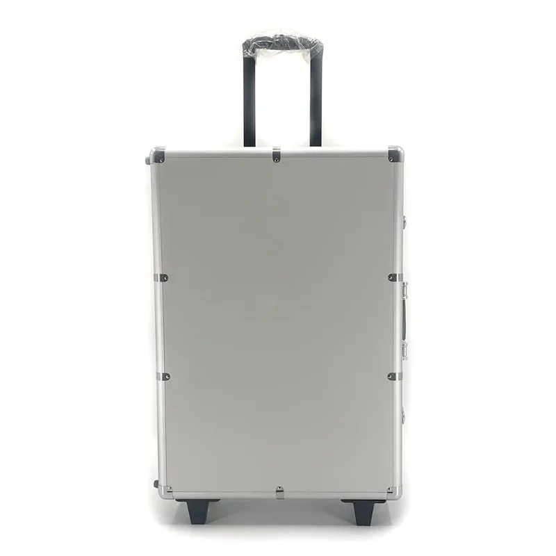 Aluminum Trolley Tool Case with Wheels Household Workshop Repair Hand Trolley