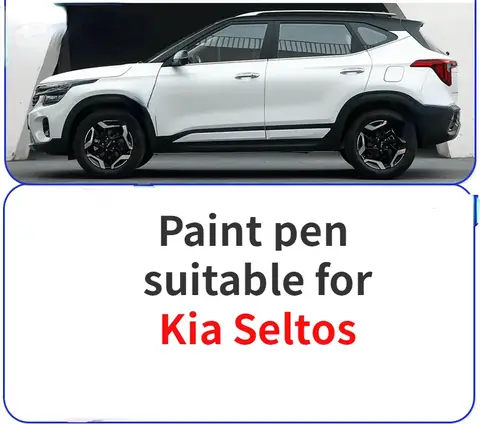 Paint pen suitable for Kia Seltos paint pen pearl white leap red gray original car paint artifact to scratch repair Seltos