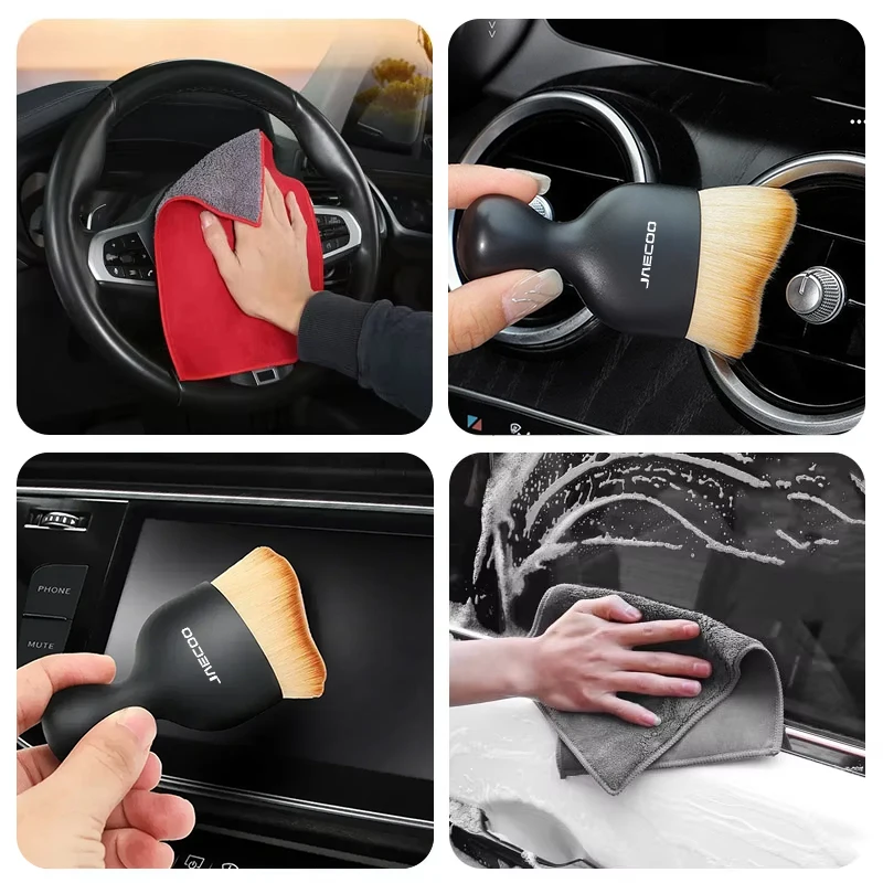 منشفة غسيل السيارات من الألياف الدقيقة من جلد الغزال خرقة نظيفة لشيري Jaecoo J7 J8 2023 2024 2025 ملحقات أدوات تنظيف السيارة الداخلية