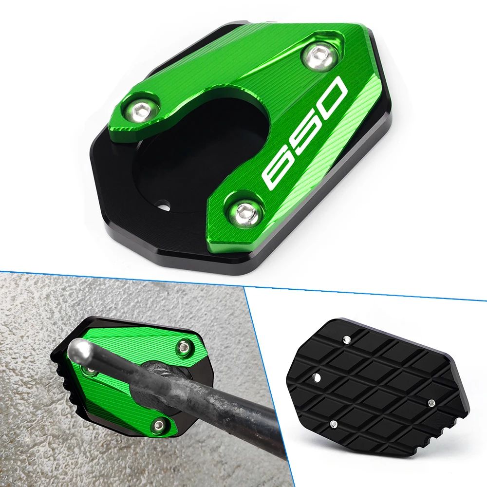 

For Kawasaki Ni-nja300 Ni-nja650 NI NJA 300 650 ni nja 250 Motorcycle Accessories Kickstand Extension Side Stand Enlarger Pad
