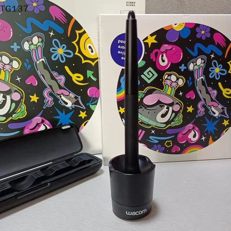 와콤 펜 스탠드 홀더 (와콤 드로잉 태블릿 펜, 인투스 펜, 와콤 프로 펜2 / 3D / 슬림 KP-501E LP-190 / LP-1100 / DTC-133 호환)