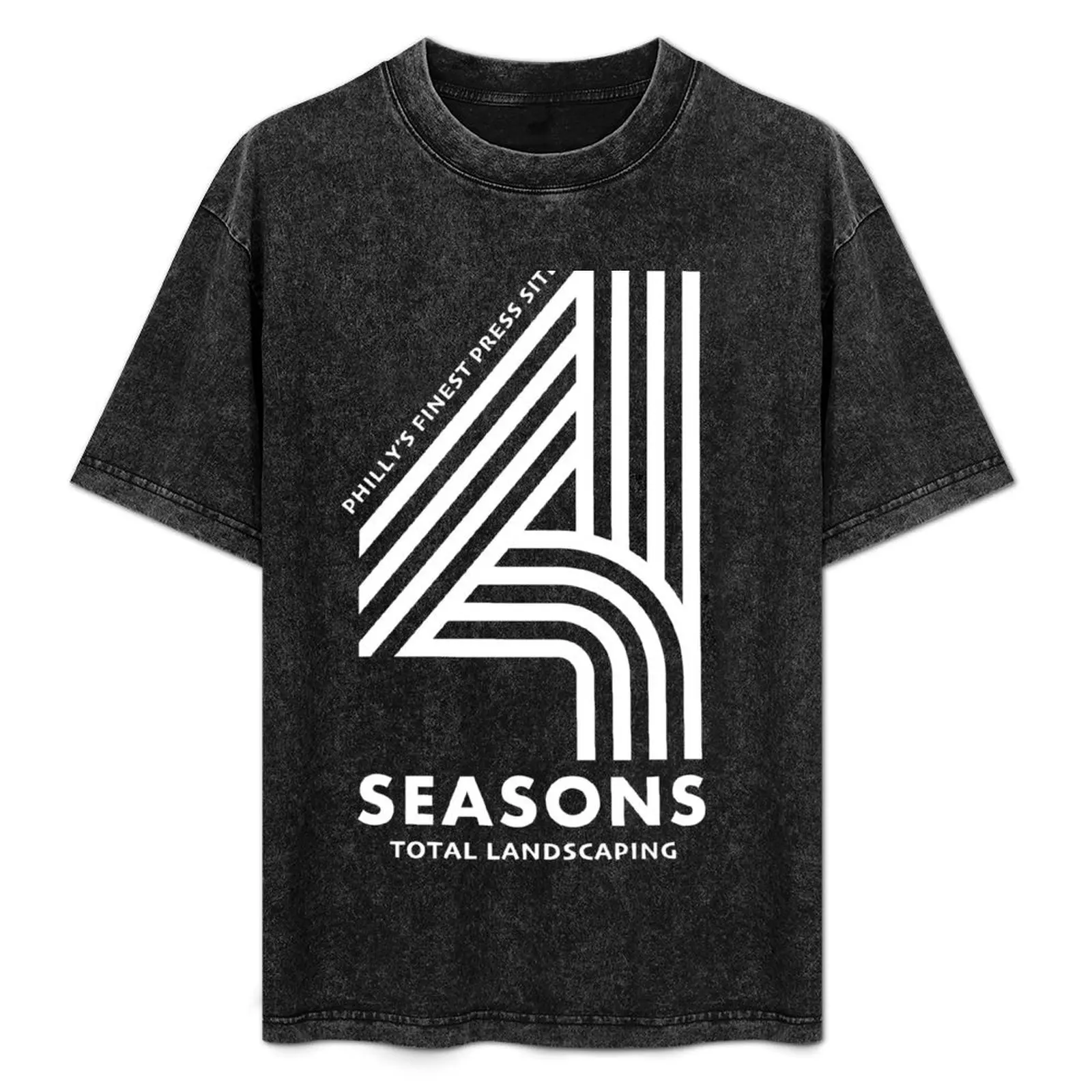 

Four Seasons Total Landscaping - Philly's Finest Press Site T-Shirt Basic Tee Shirt for Everyday Outfit