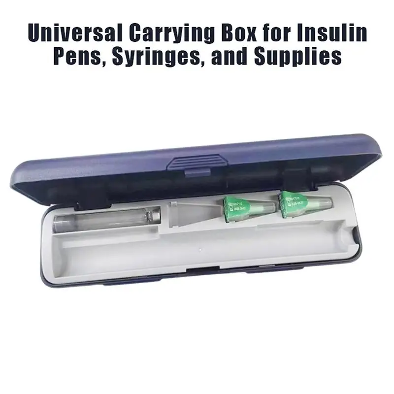 Insulin Pen Storage Case, Universal Carrying Box For Insulin Pens, Syringes, And Supplies, Durable And Protective Travel Organiz