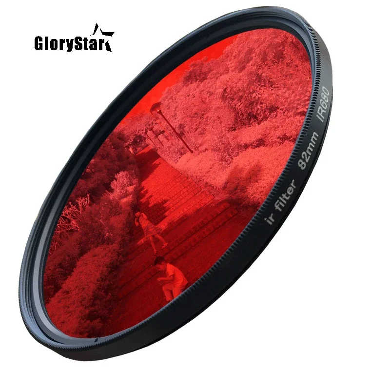 GloryStar 52-82mm Ir680 Ir720 Ir760 Ir850 Ir950 Infrared Infra-red Ir Filter 720nm Fun Artistic Photography Camera Lens Filter