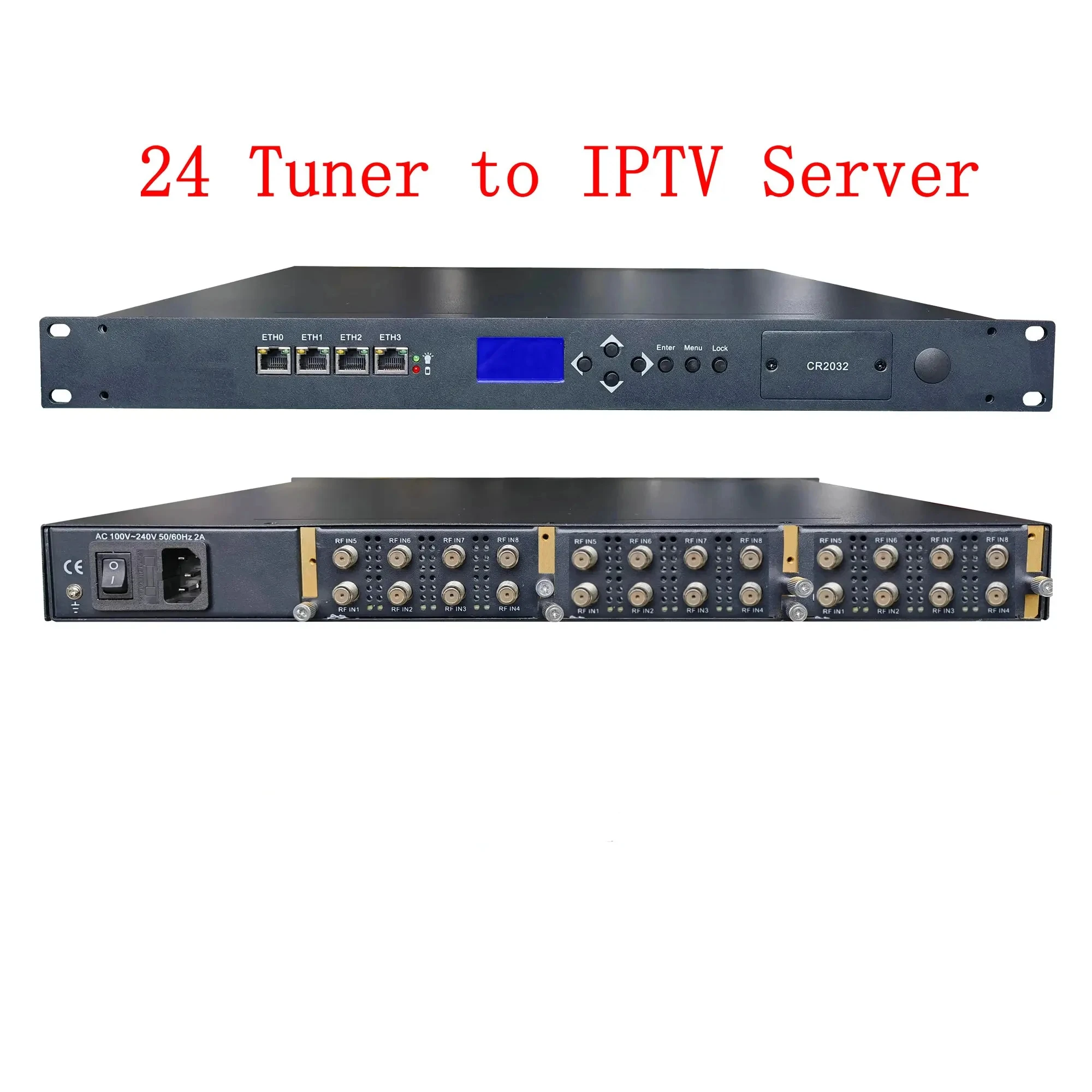 HD Encoder Tuner naar IPTV Streaming Server CI decoder IRD TV-systeem All-in-One NEP100 DVB-S2 DVB-T2 ISDBT ATSC HD-MI naar IPTV