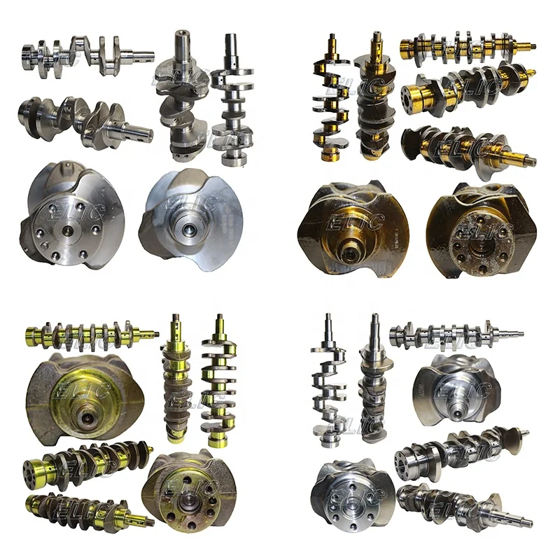 Wholesale excavator crank shaft 6BG1 4BD1 4HK1 3D95 camshaft engine parts crankshaft for Hitachi Komatsu