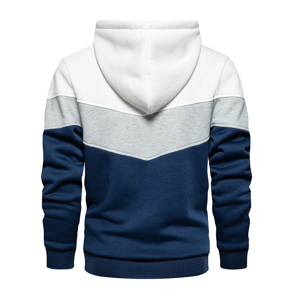 2023 Nieuwe Heren Skoda Auto Logo Lente-En Herfstprint Harajuku Driekleurige Stiksels Casual Trui Sweatshirt Tops Met Capuchon