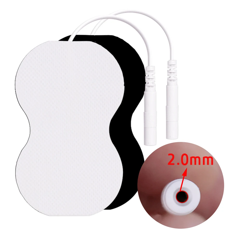 10/20Pcs Silicone Gel Reusable Electrode Pads Full Body EMS Electrodes Parches Self Adhesive Replacement Tens Massage Stickers