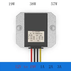 부스트 스텝업 DC DC 컨버터 전원 공급 장치 충전기, 자동차 노트북, 12 V ~ 19 V, 1A, 2A, 3A