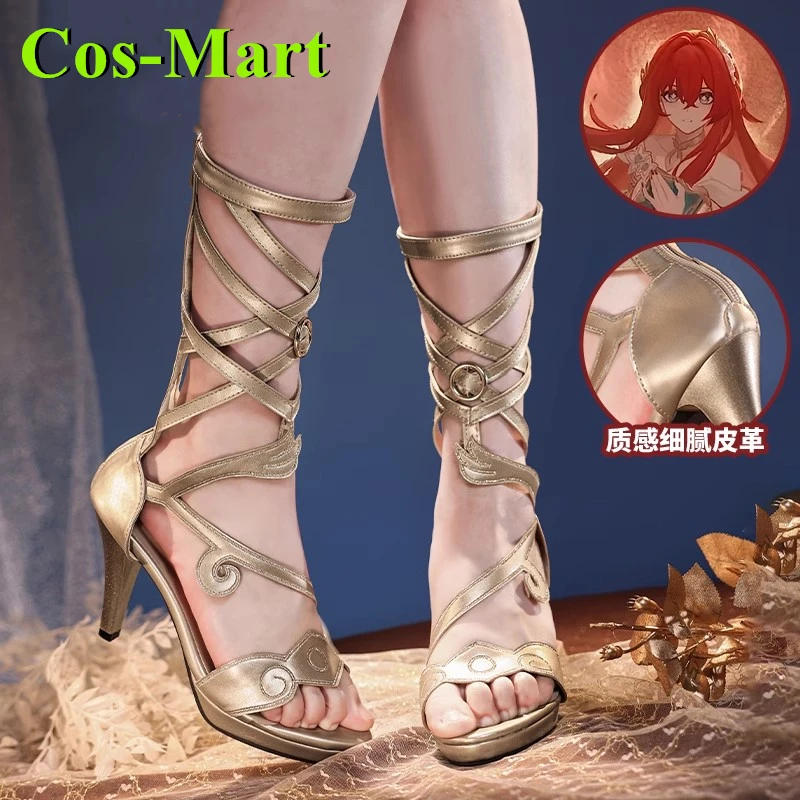 Cos-Mart Game Honkai Star Rail Tribios Shoes Cosplay Universal Combat Boots Role Play Used Accessories