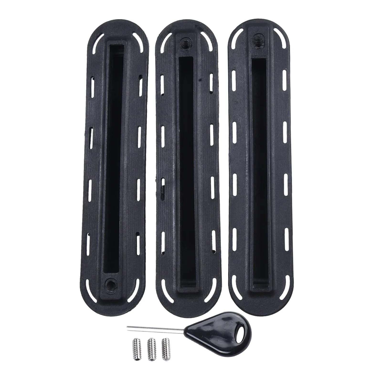 Surf-Fin-Boxen, Surfbrett-Zubehör, Surf-Fin-Plugs inklusive Schrauben, Wassersport – Detail 2