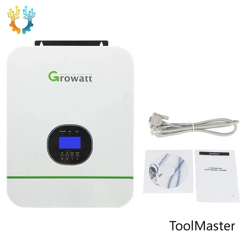 

【2026】Growatt SPF 3000TL HVM 24V/48V Single Phase Inverter Solar Power System 220V 60Hz 3000W Grid 97% Efficiency CE Certified