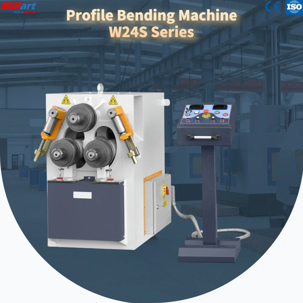 Profile Bending Machine W24S Hydraulic Pipe Tube Bender with PLC