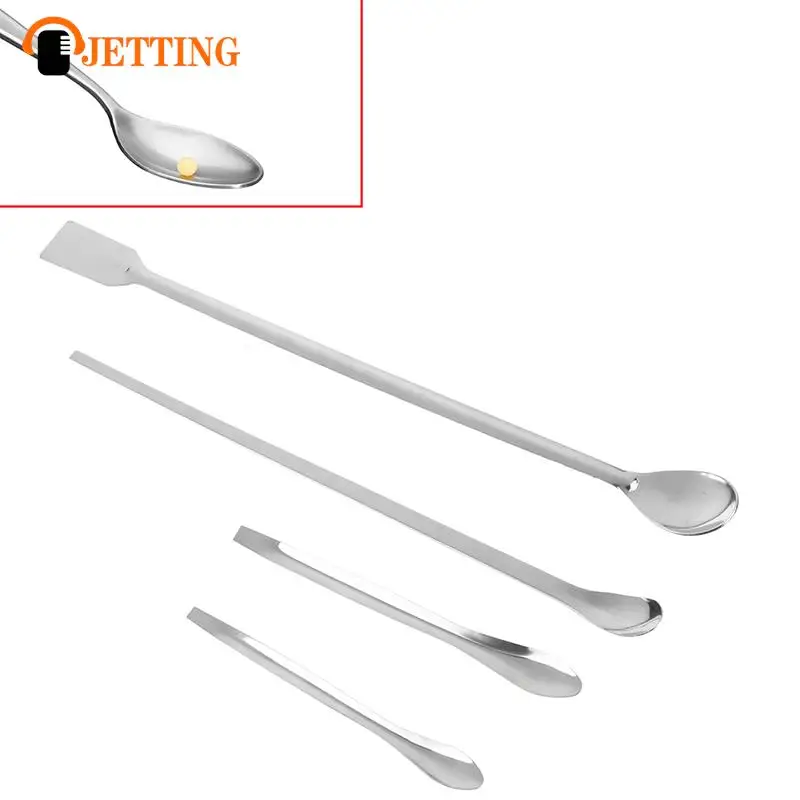 1pc 12/14/26/30cm Spoon Medicinal ladle with Spatula Length Laboratory Supplies