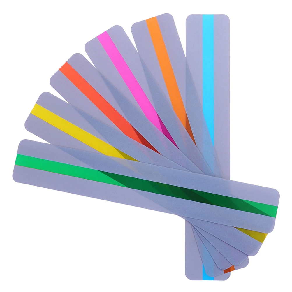 

16 Pcs Bookmarks Bookmark For Decor Waterproof Transparent Creative Reading Guide Strips Colored Overlay Decor Gifts