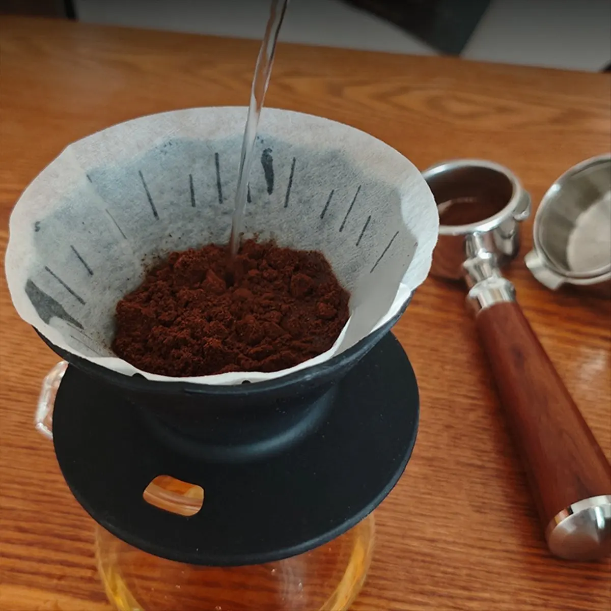 BRILLIANT Pour over Coffee Dripper Filter Silicone Camping Coffee Filter for Travel Camping Home Coffee Accessories Green
