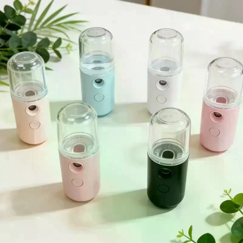 Mist Facial Sprayer Humidifier Rechargeable Nebulizer Face Steamer Moisturizing Skin Care Tools USB