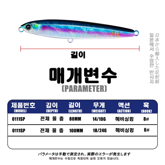 釣り用の人工鉛筆餌,魚を捕まえるためのルアー,ミノー釣り道具,10〜24g - AliExpress