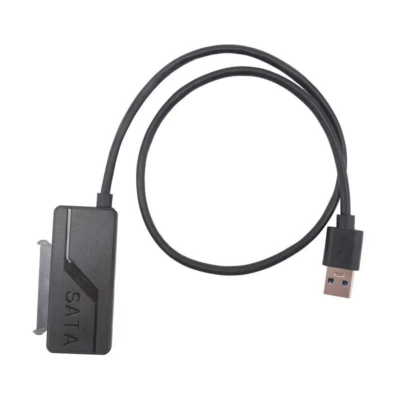 ABDW-USB 3.0 To Sata Cable Sata III To Usb 3.0 Adapter Cable Support 3.5 2.5 Inch External HDD SSD Hard Drive Up To 6 Gbps