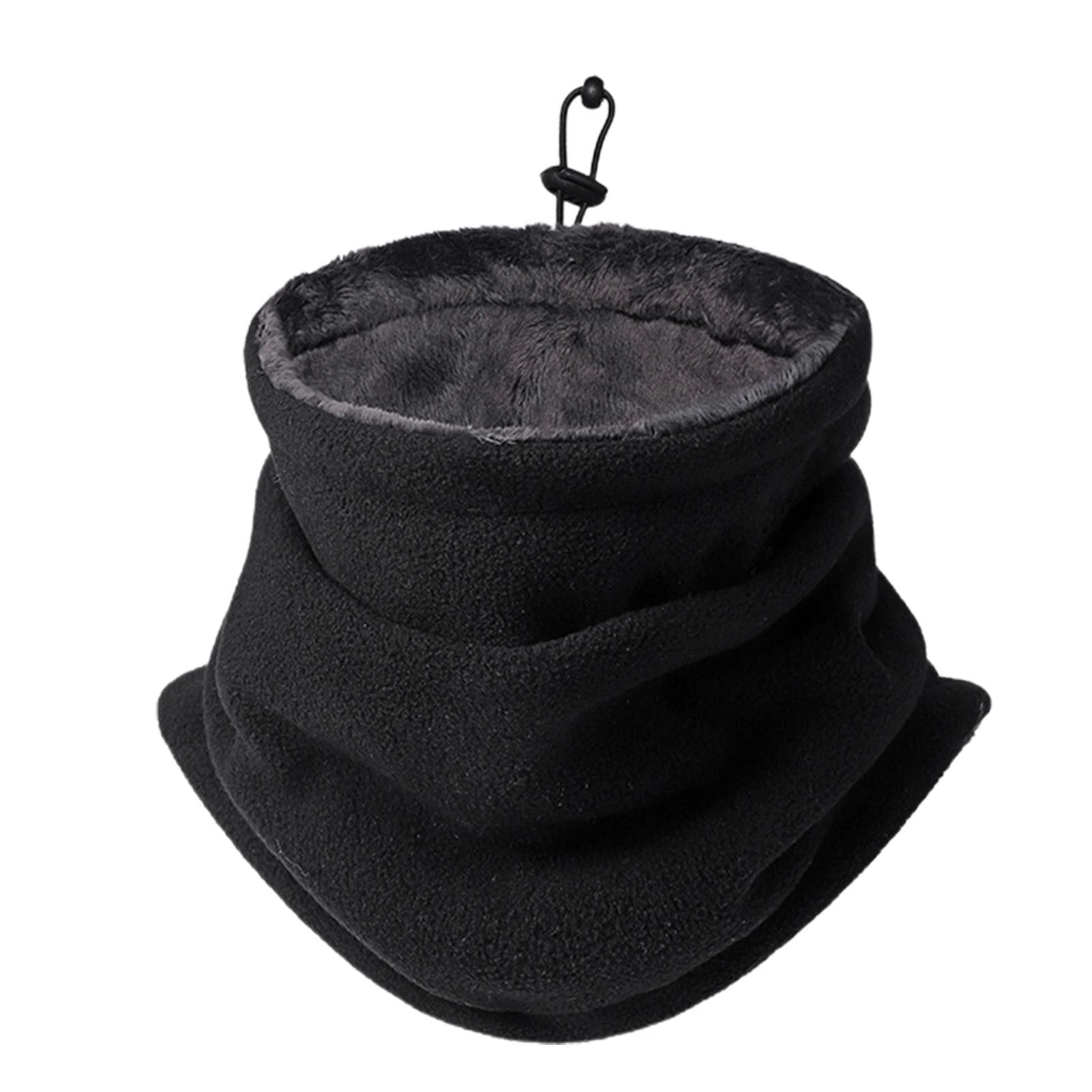 Unisex Outdoor Neck Warmer Winter Thick Warm Velvet Scarf For Cycling Skiing