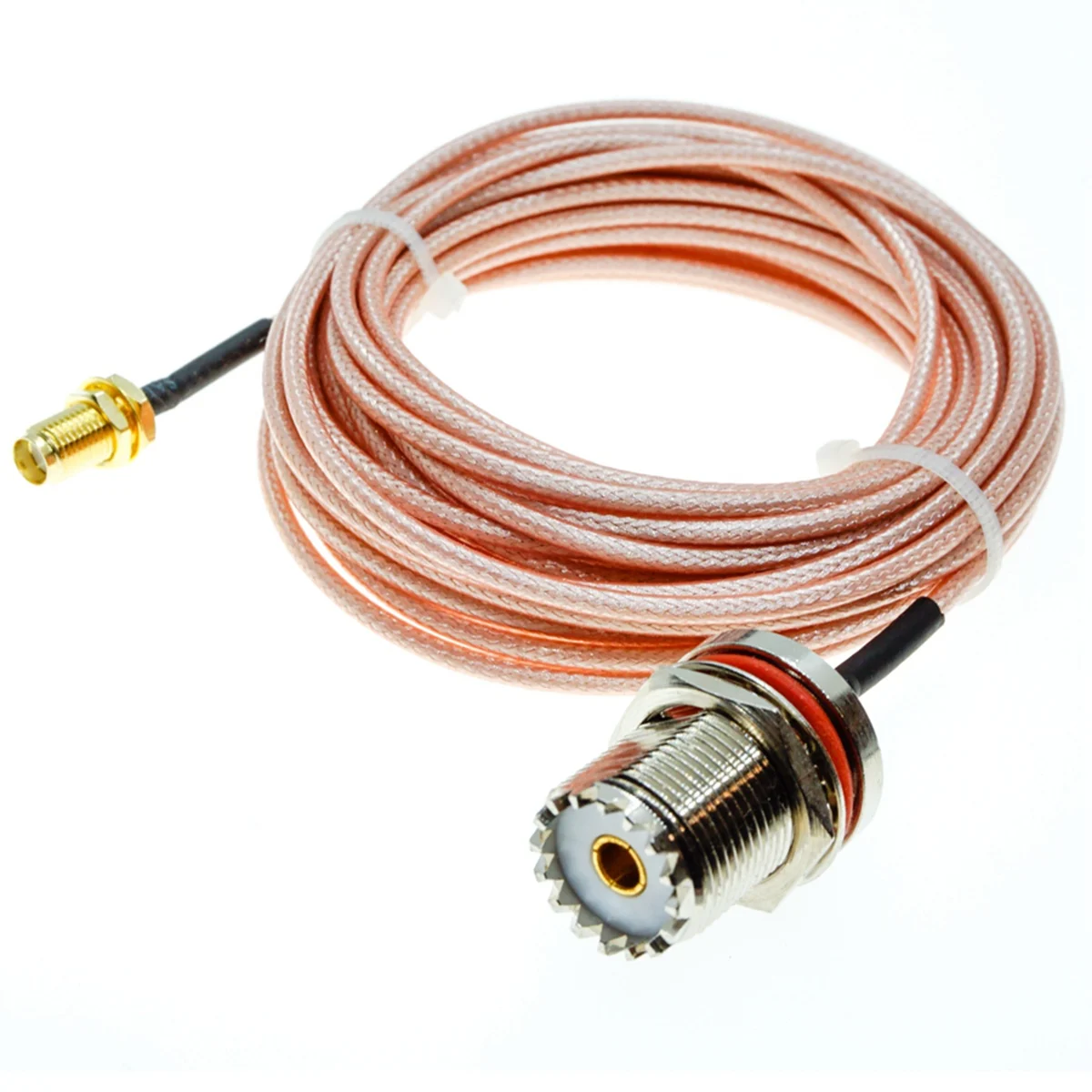 RG316 SMA FEMALE BULKHEAD to PL259 SO239 PL-259 UHF FEMALE BULKHEAD PL259 50 Ohm Low Loss Jumper Coax RF Cable