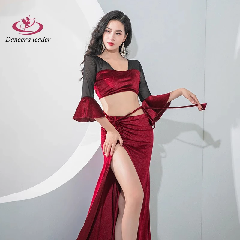 

Belly Dance Clothing 2024 New Belly Dance Clothing Practice Clothing Oriental Dance Clothing Practice Group Clothing suit