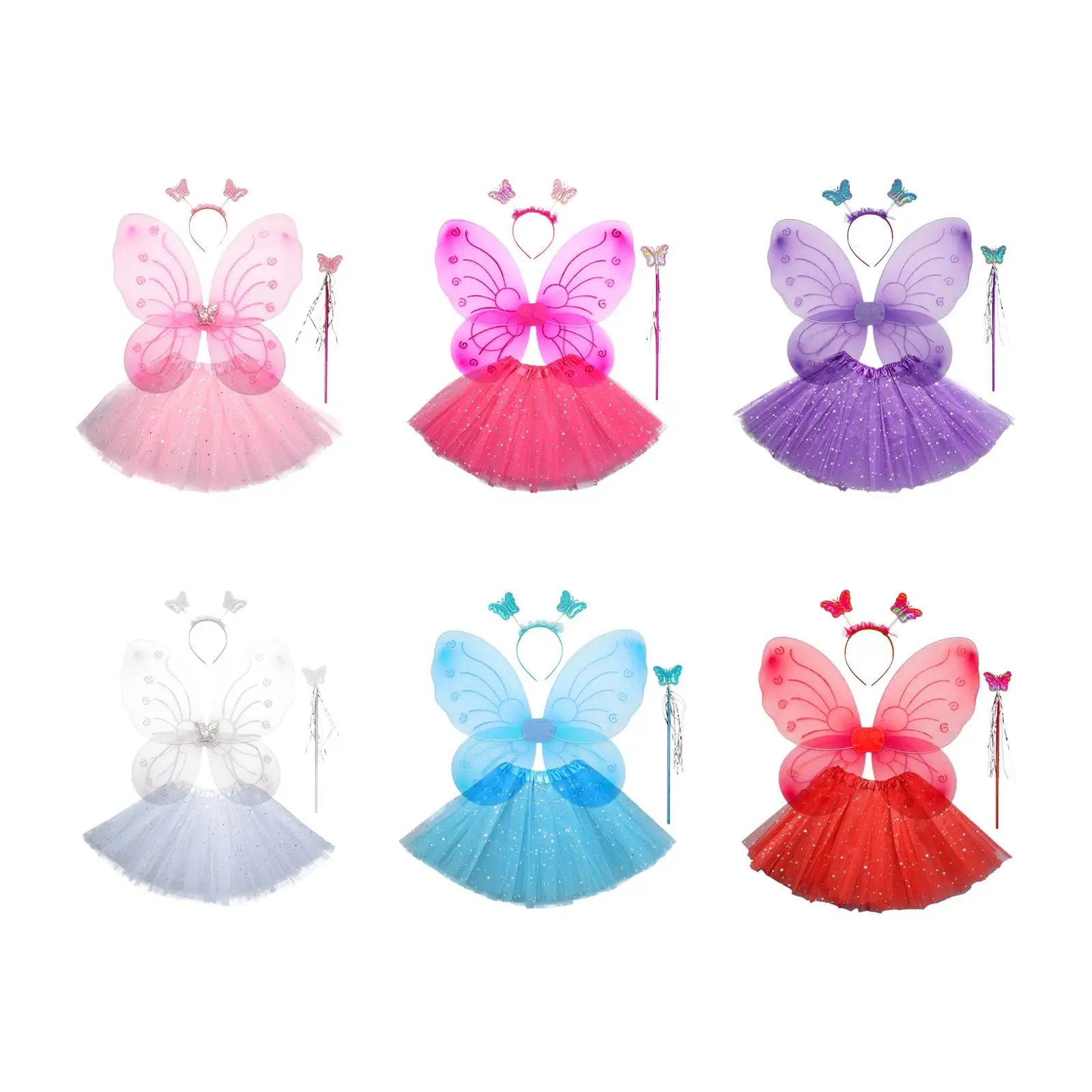 

Fairy Costume for Girls Outfit Fancy Dress up Headband