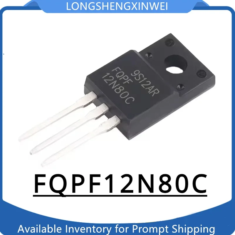 1PCS New Original FQPF12N80C 12N80 Direct-plugged TO-220F 12A 800V MOS FET