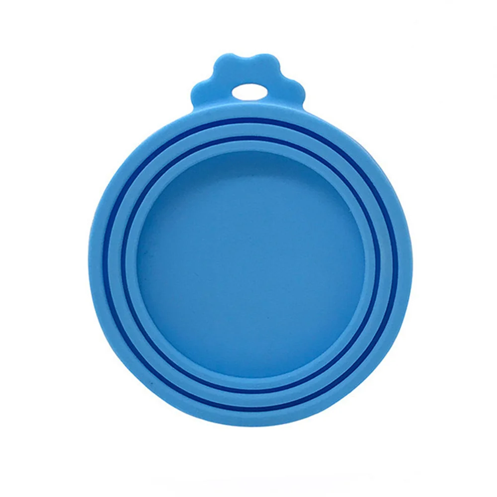 Tampa enlatada de silicone para animal de estimação, Alimentadores selados, Tampa para cachorro, cachorro, gato, armazenamento, capa reutilizável, saúde, diariamente, 1, 2pcs