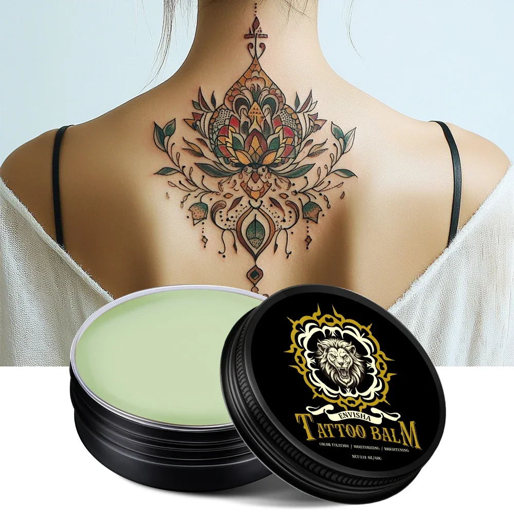 

ENVISHA 60G Tattoo Skin Care Balm Cream Moisturizing Nourishing After Tattooing Brightens Lasting Color Fixation Non-irritating