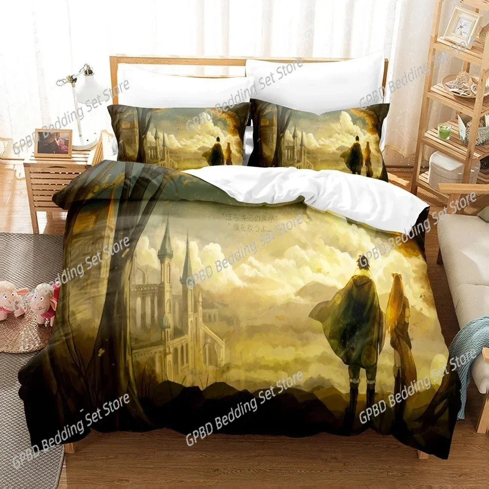 

3D Printed The Rising of the Shield Hero Bedding Set Bedroom Soft Modern Bedspreads Comefortable Duvet Cover Quilt Pillowcase