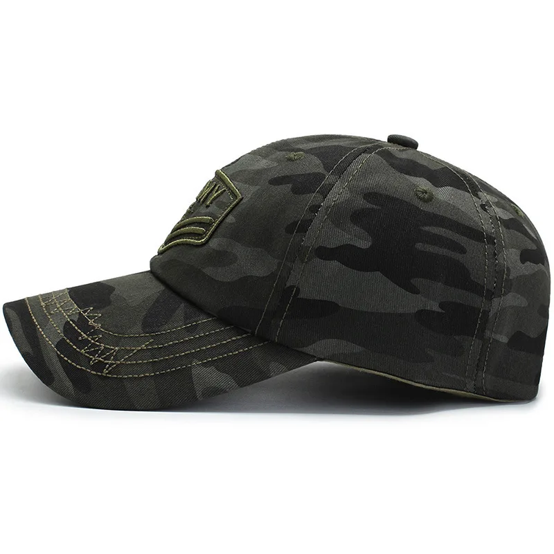 High Quality Army Camouflage Baseball Cap Male Bone Masculino New Tactical Men\'s Cap Camo Snapback Hat Trucker Adjustable hats