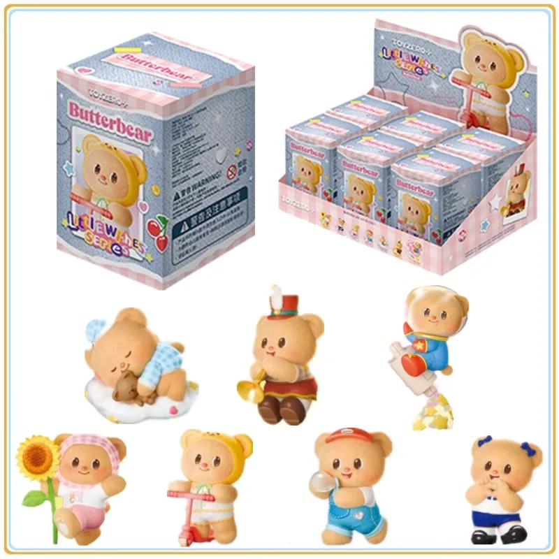 

В наличии оригинальная TOPTOY масляный медвежонок Little Wish слепая коробка аниме персонаж модель коллекция украшение для рабочего стола игрушки подарки