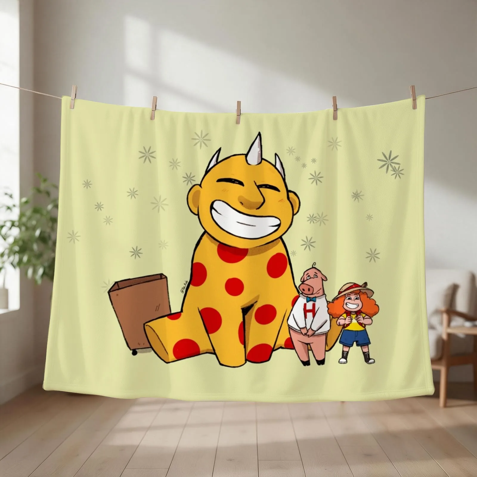 Maggie and the ferocious Beast! Throw Blanket Soft Beds funny gift Blankets For Baby halloween Blankets