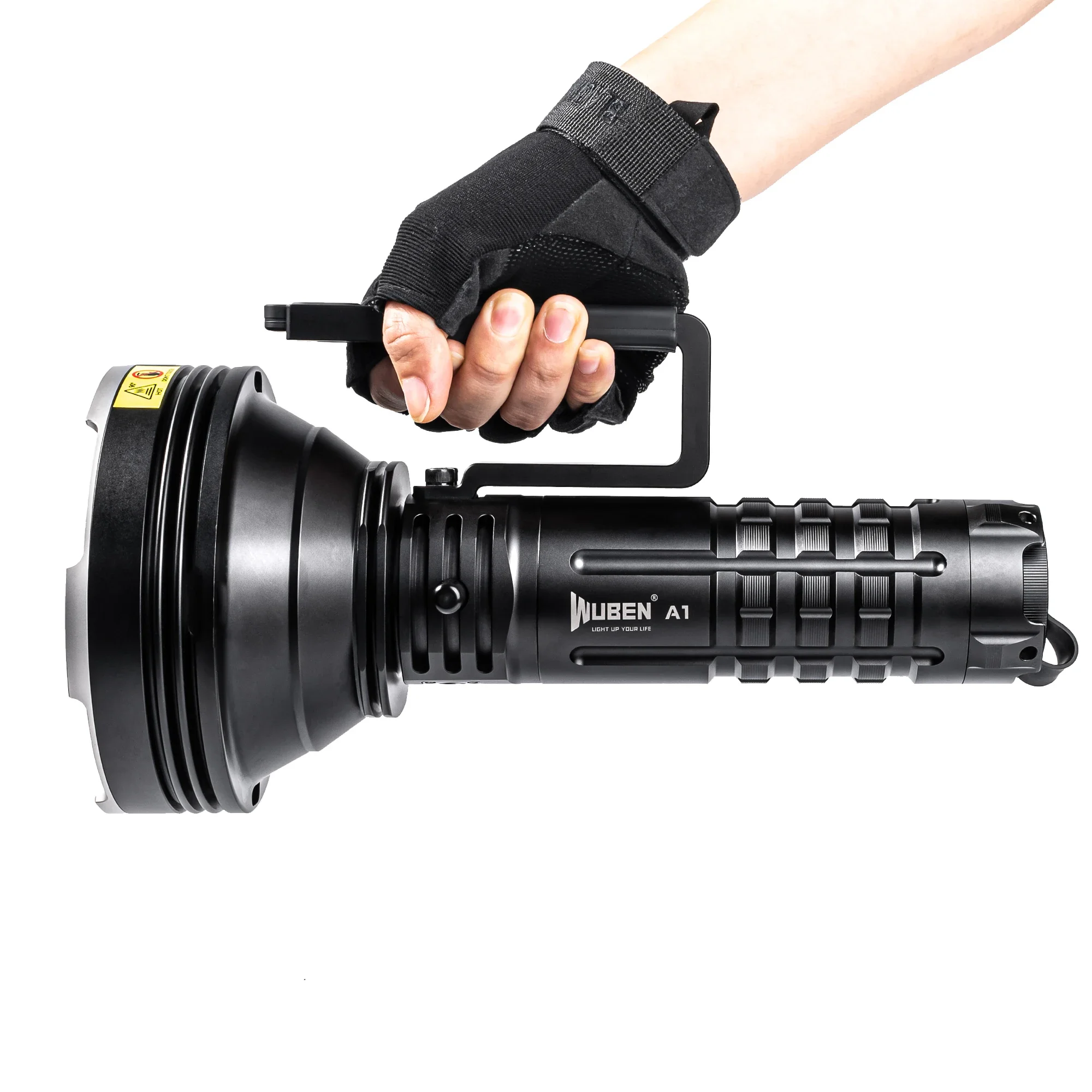 A1 Super Bright Powerful 20000 Lumen Long Range search light Spotlight Led Flashlight