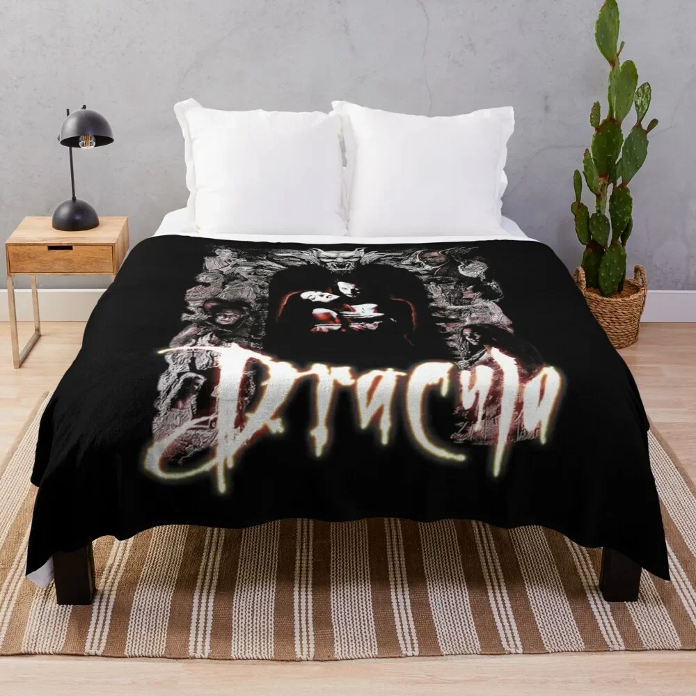 

Bram Stoker&x27;s Dracula Classic . Throw Blanket bed plaid Large Nap Fluffy Softs Blankets