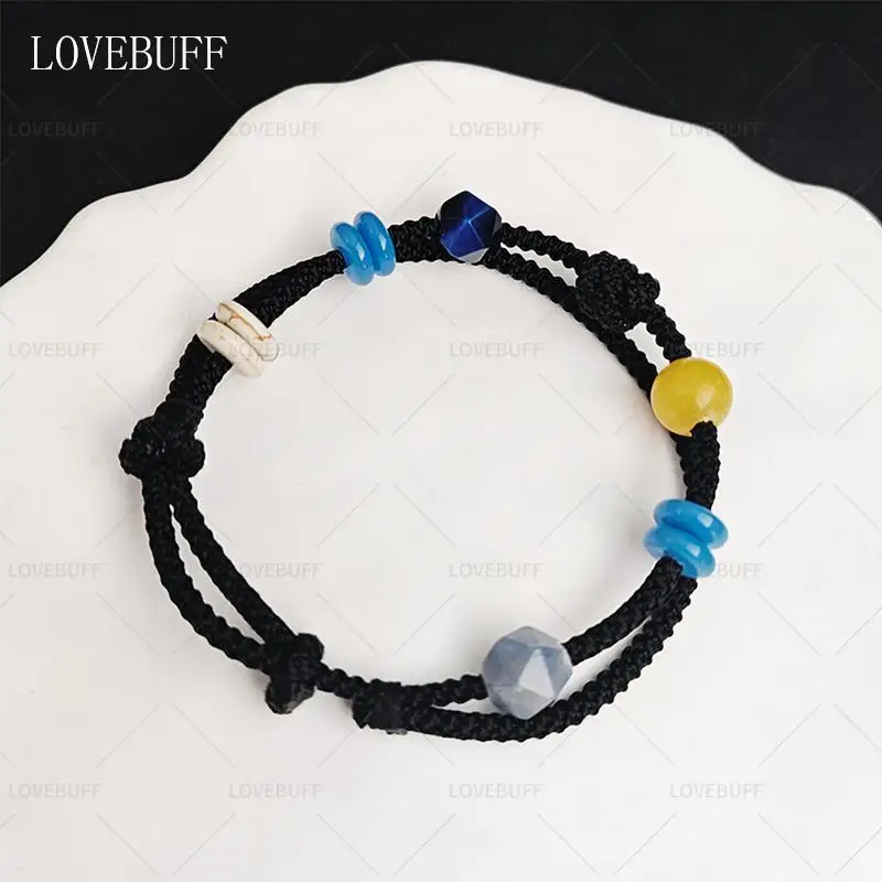

Love and Deepspace Caleb Hand Chain Hair Tie Woven Bracelet Grab Rope Hanging Wire Bangle Cosplay Colleagues Gift