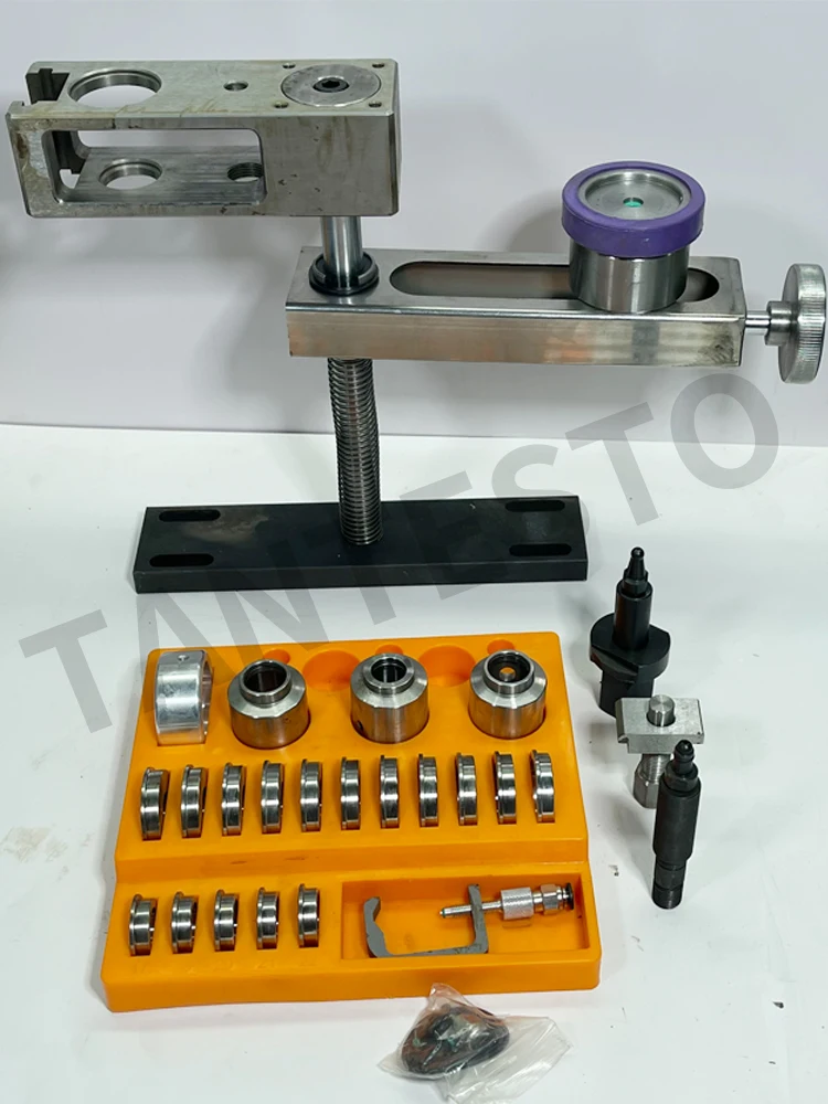 CRDI CRIN Test Bench Injector Universal Clamp Fixture Adapter Repair Tools With Oil Collector For All Bosch Denso Cummins