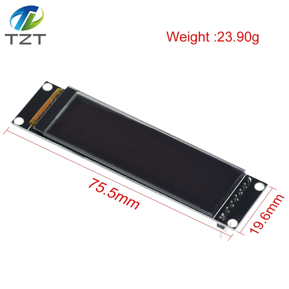 Imagem -02 - Módulo Gráfico Real de Oled Tela Lcd Branca Suporte a Controlador Spi Lcm Sh1122 256x64 25664 208