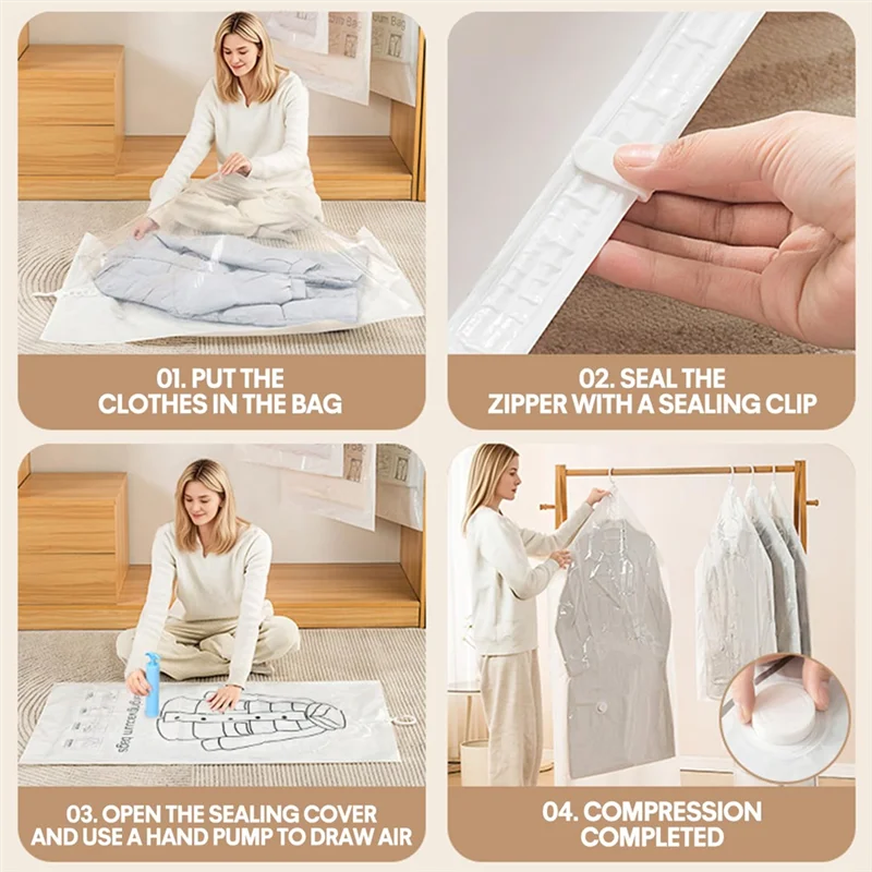 

Vacuum Bags For Clothes Vacuum Bags For Clothes Vacuum Cleaner For Duvets, Jackets And Space-Saving Storage