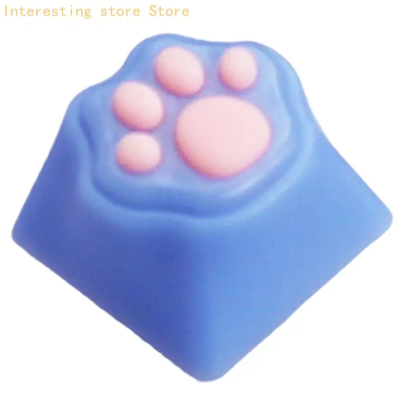 Personality Customizeds ABS Silikon CatPaw Pad Tastaturen Tastenkappe für Schalter 55KC – Detail 10