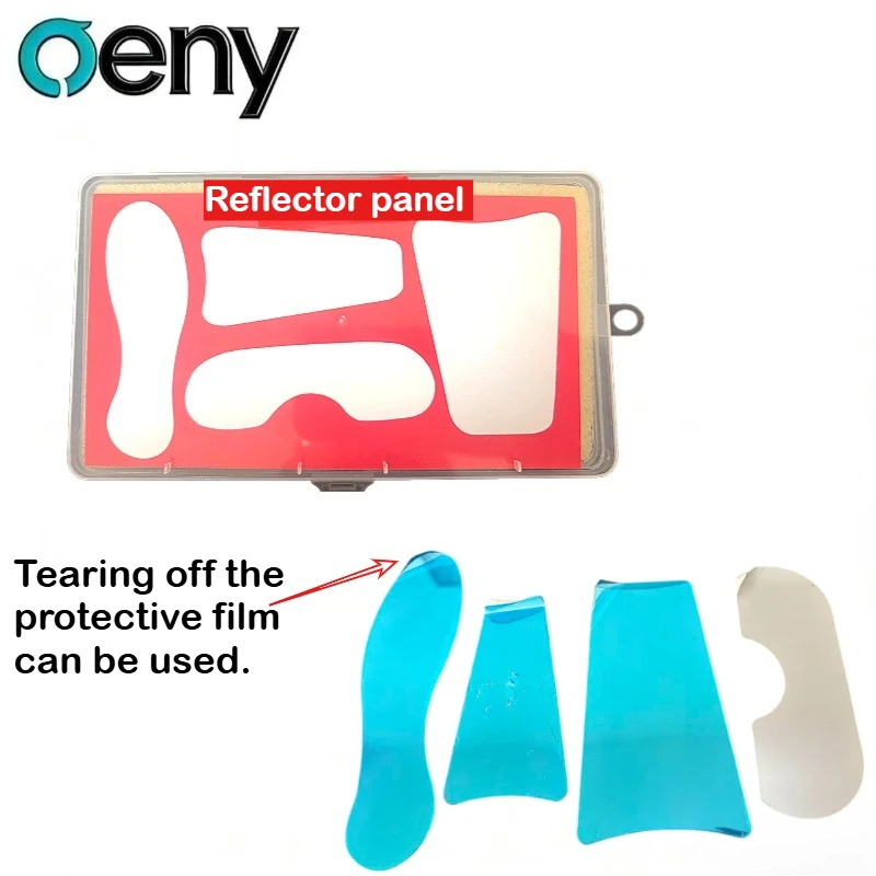 

Набор из 4 двусторонних стоматологических зеркал из нержавеющей стали для внутриротовой фотографии (в коробке)