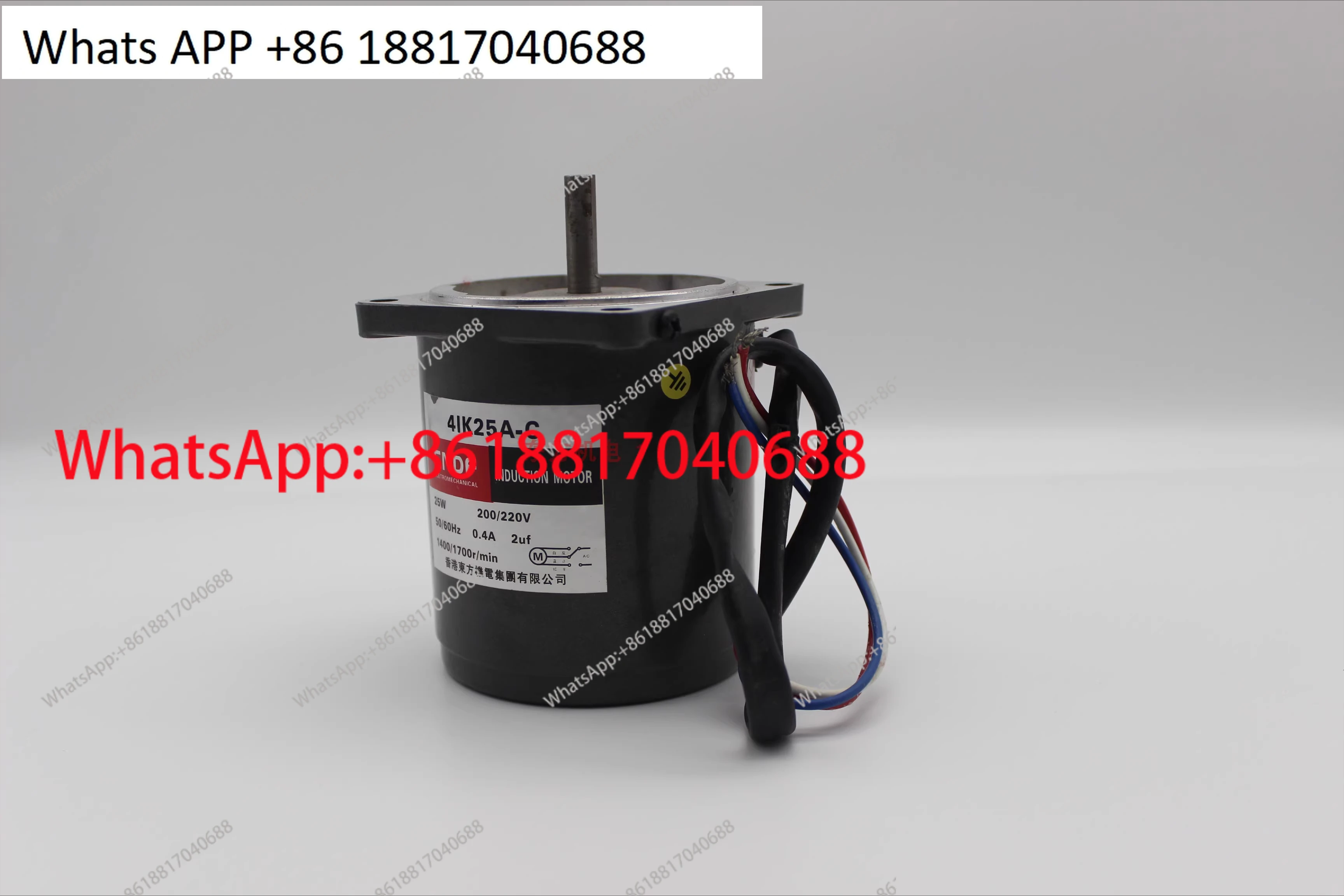 

Hong Kong Oriental 4IK25A-C, 25 Вт, 220 В, постоянная скорость, однофазный двигатель с оптической осью, вертикальный двигатель