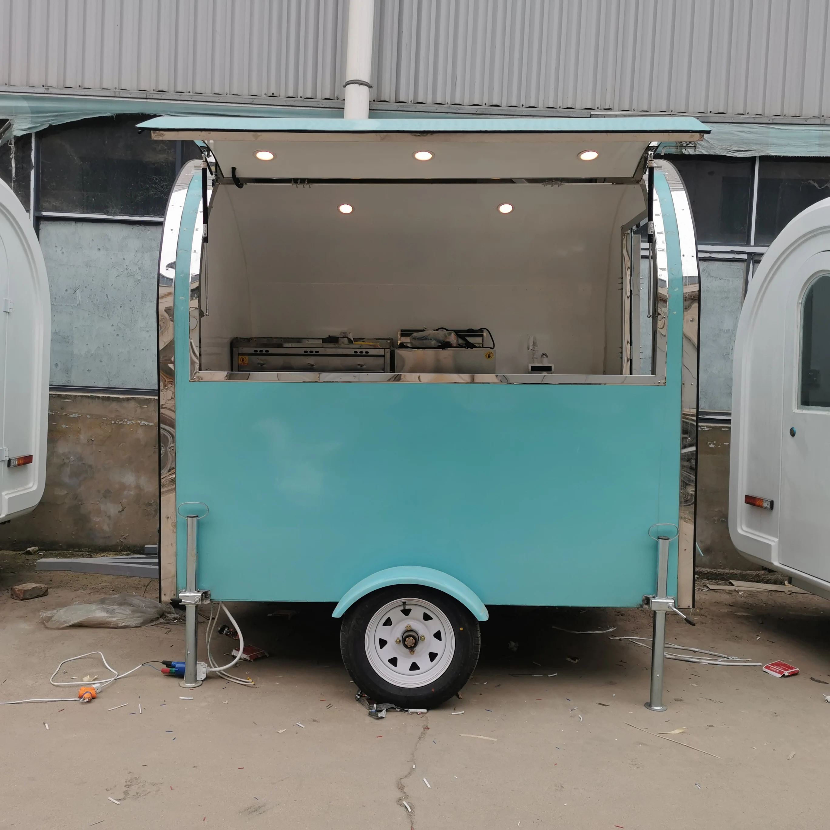 Factory Price Popular Street Pizza Catering Trailer Mobile Food Truck for sale