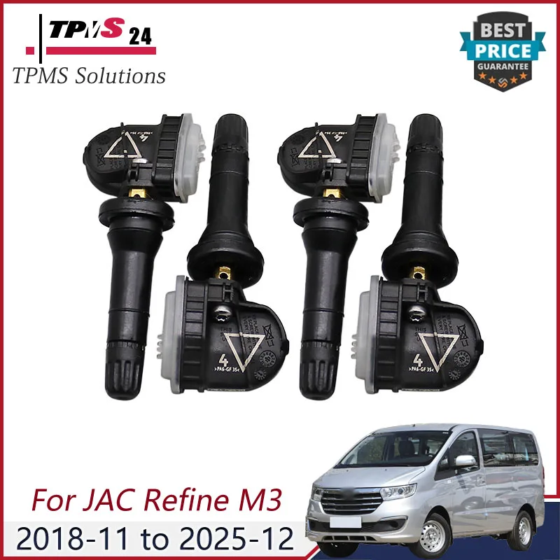 TPMS 3666200V5000 Reifendrucksensor 433 MHz für JAC Refine M3 M4 R3 S2 E4 Sehol E20X E40X T6 iEV6E iEV7 iEV7S iEVA50 iEVS4